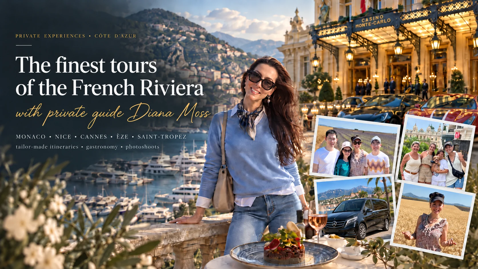 The finest tours of the French Riviera with private guide Diana Moss
