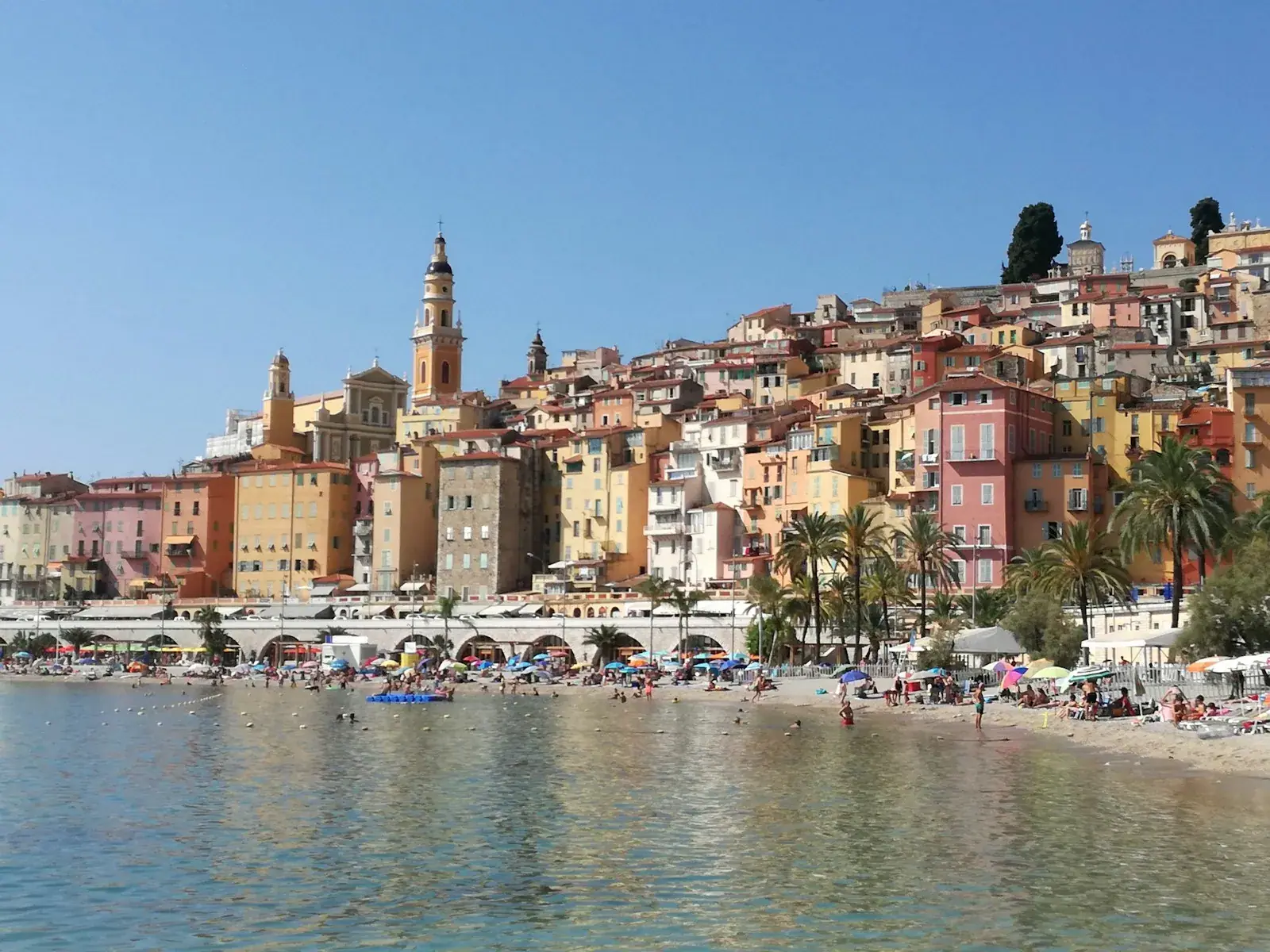 Menton coastal area; not a hotel photograph
