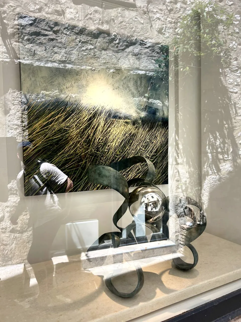 Art gallery window in Saint-Paul-de-Vence