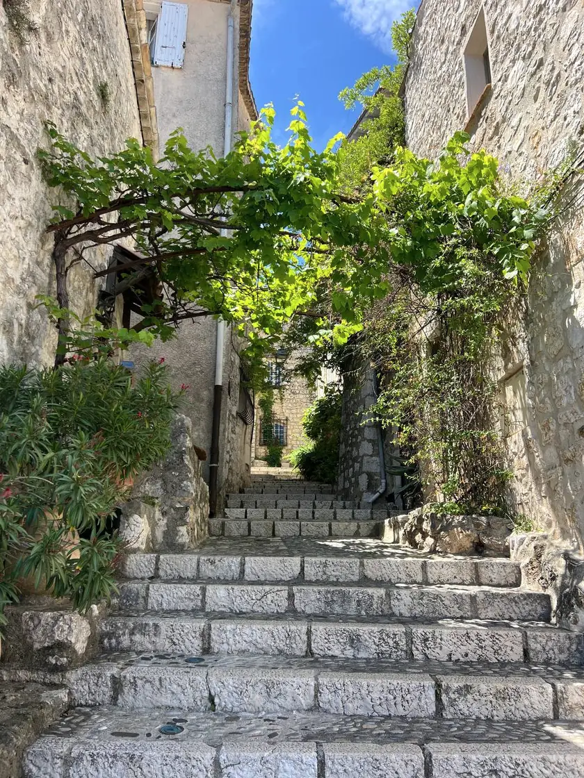Stone steps in Saint-Paul-de-Vence