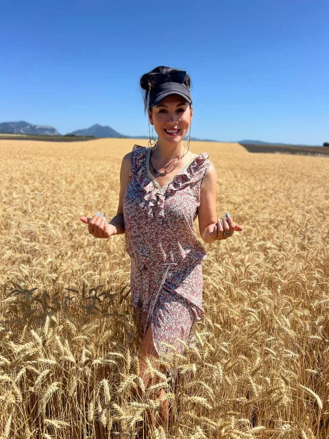 Diana Moss entre los paisajes de Provenza