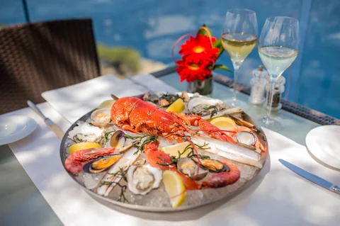 Almuerzo junto al mar